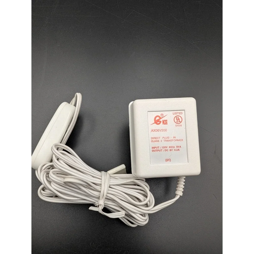 NCE AX06V200 Direct Plug-in Class 2 Transformer 120V 60HZ 6VA DC 6V .2A